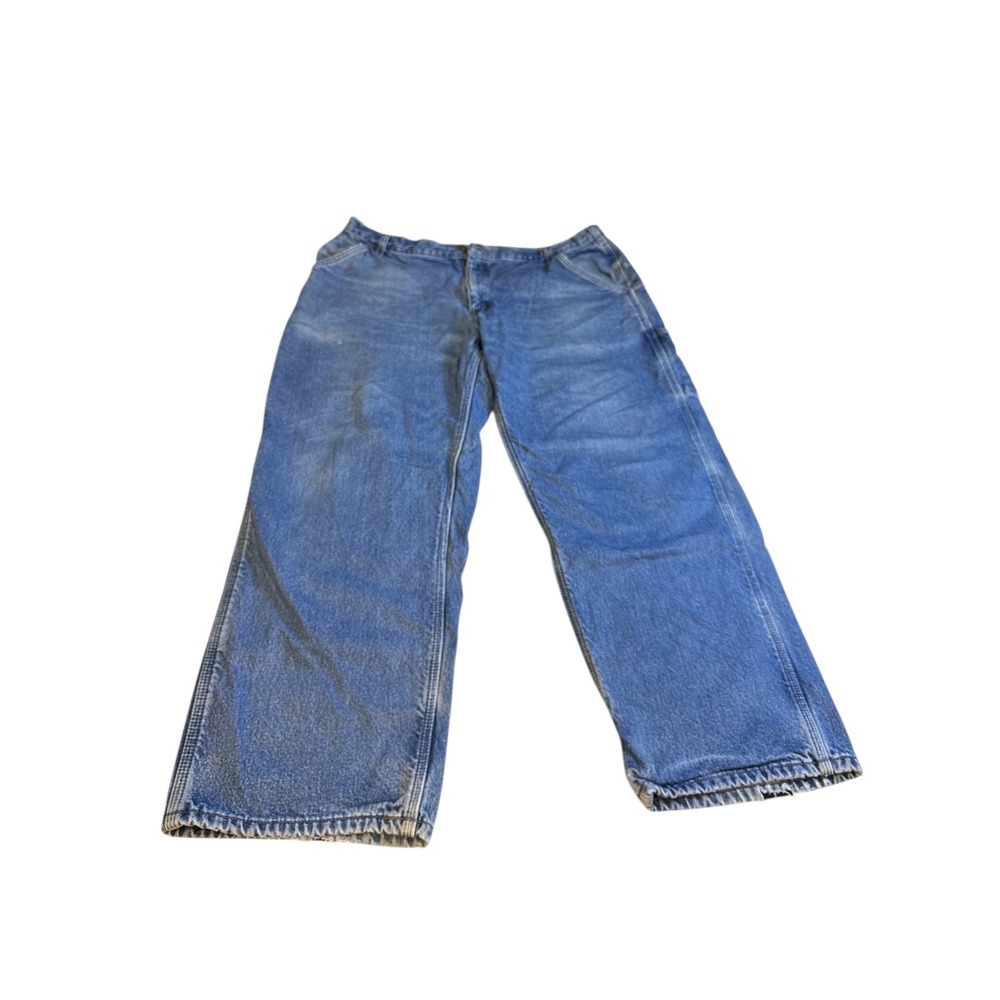 Carhartt B200 DST Dungaree Fit Men's Denim Workwear Jeans 42x30 High Quality‎